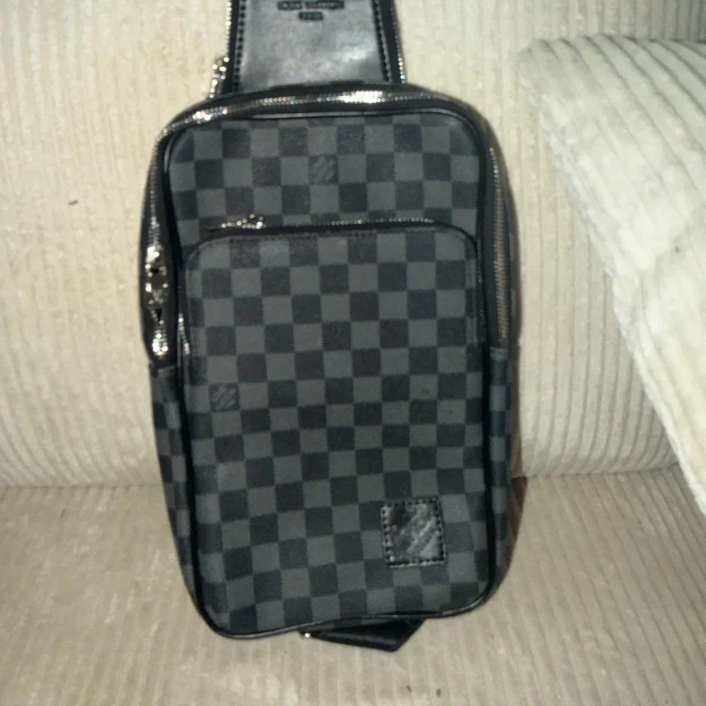 Damier Graphite Canvas Crossbody UNISEX Sling Bag